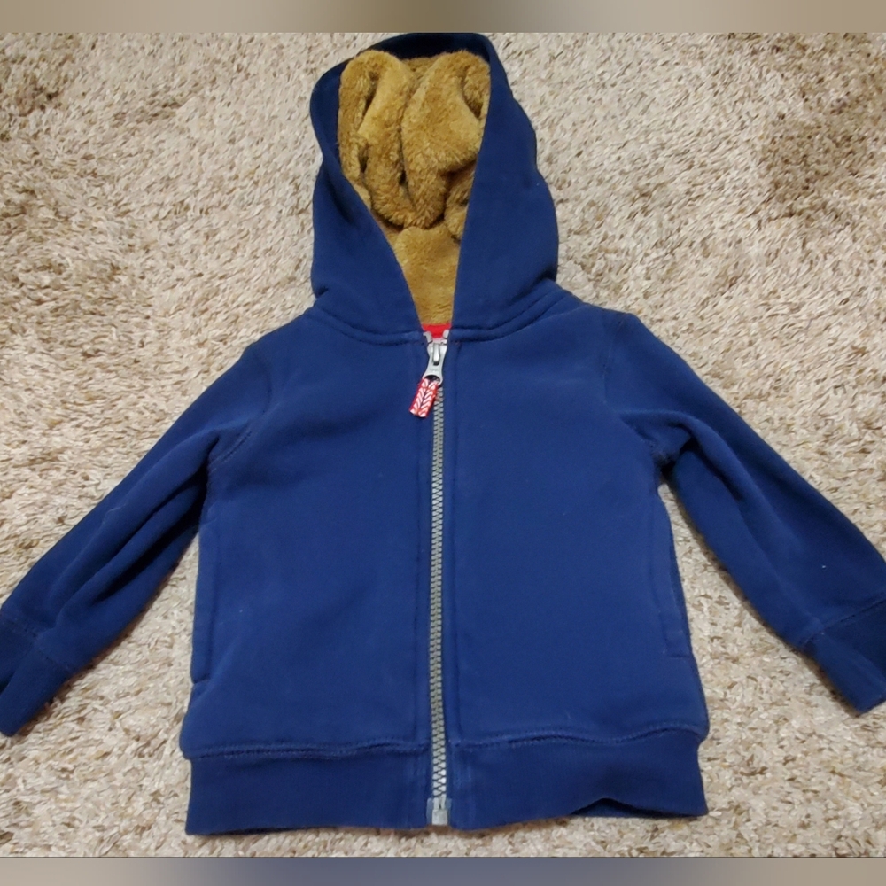 Warm and Cozy Navy Blue Carter's Zip-Up Hoodie